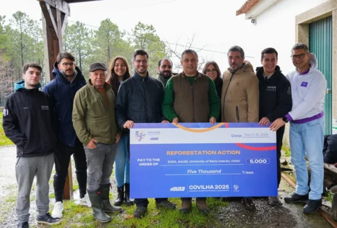 Organising Committee of 2025 European University Handball Championship Plants 5,000 Trees for a Greener Championship